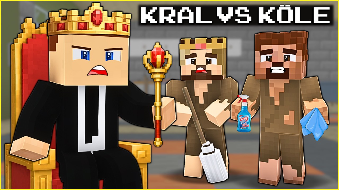 ZENGİN VE FAKİR, KEREM KOMİSER'İN KÖLESİ OLDU! 😱 - Minecraft
