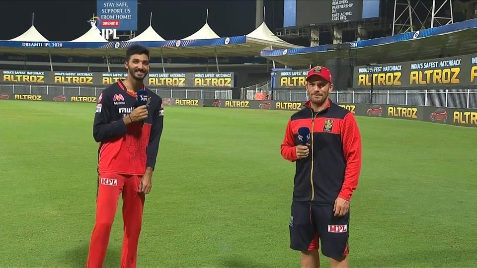 Finch & Padikkal awestruck by the ABD show background