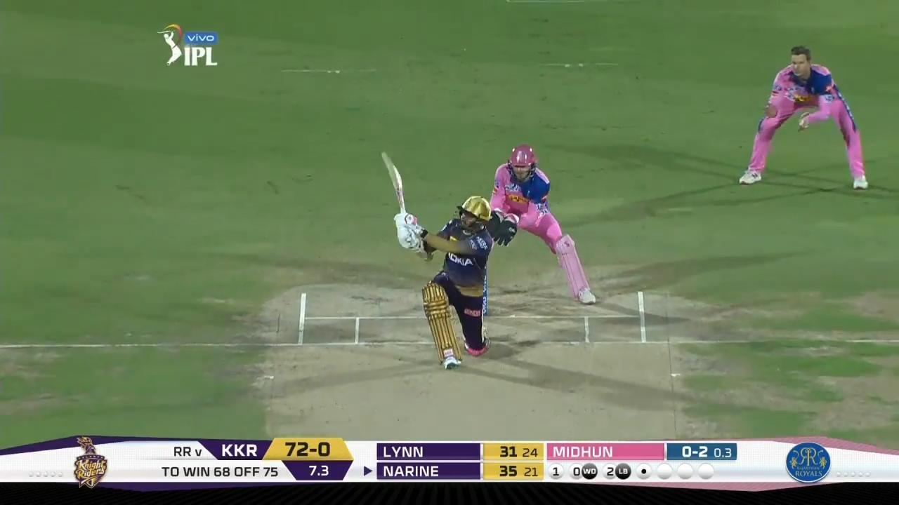 M21: RR vs KKR – Sunil Narine Six