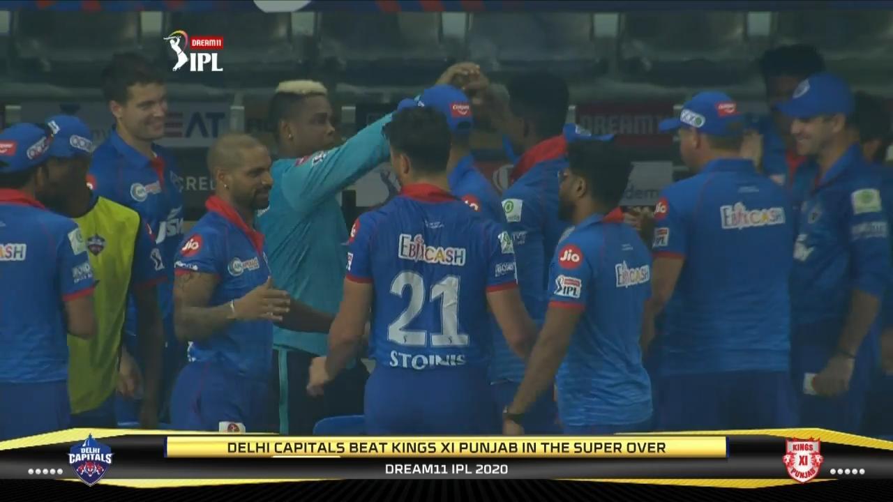 Watch: Super Over, Super finish for Delhi Capitals in IPL 2020 background