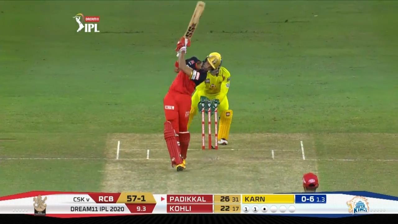 M25: CSK vs RCB – Devdutt Padikkal Six