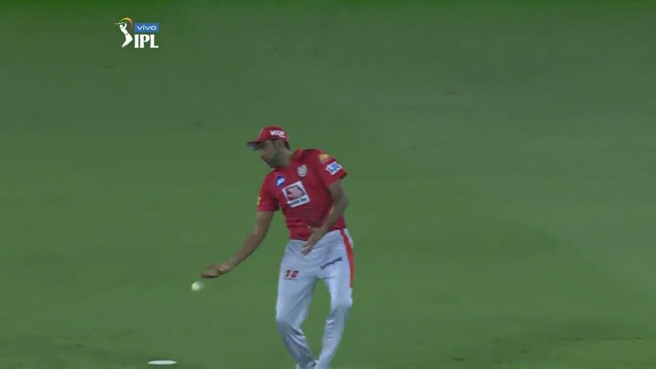 Ashwin catches it, Almost