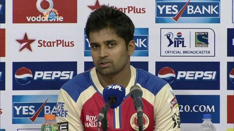 M16: CSK vs RCB – Vinay Kumar Press Conference background