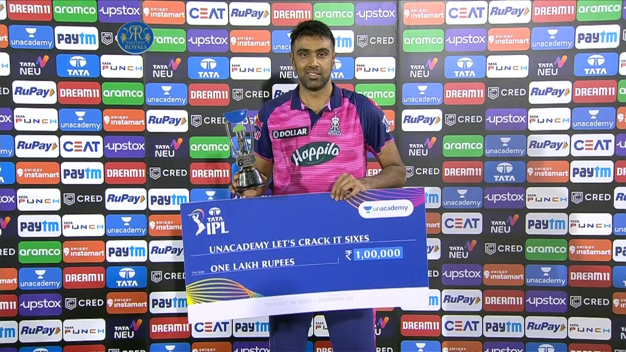 M68: RR vs CSK – Unacademy Let's Crack It Sixes of the Match – Ravichandran Ashwin