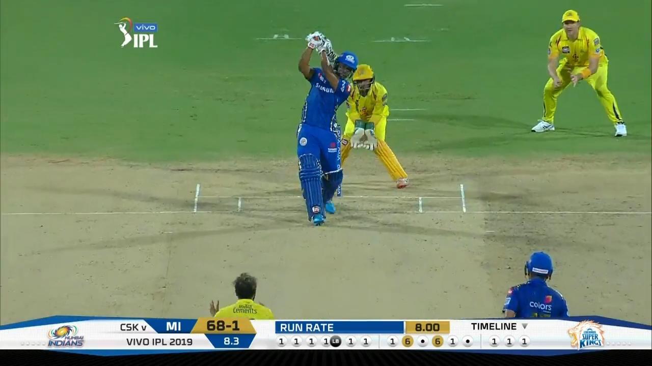 M44: CSK vs MI – Evin Lewis Six