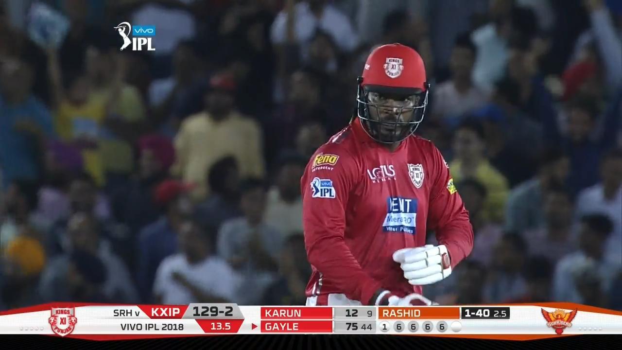 Gayle says, Goodbye Rashid background