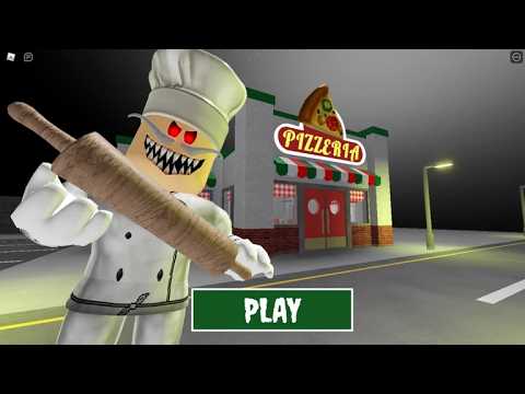Escape Papa Pizza's Pizzeria! SCARY OBBY roblox Gameplay Walkthrough No Death 4K background