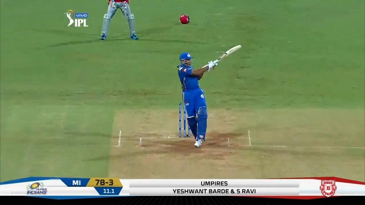 M24: MI vs KXIP – Kieron Pollard Six