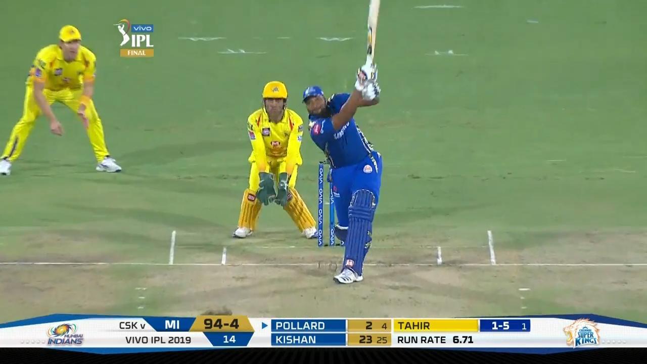 Final: MI vs CSK – Kieron Pollard Six
