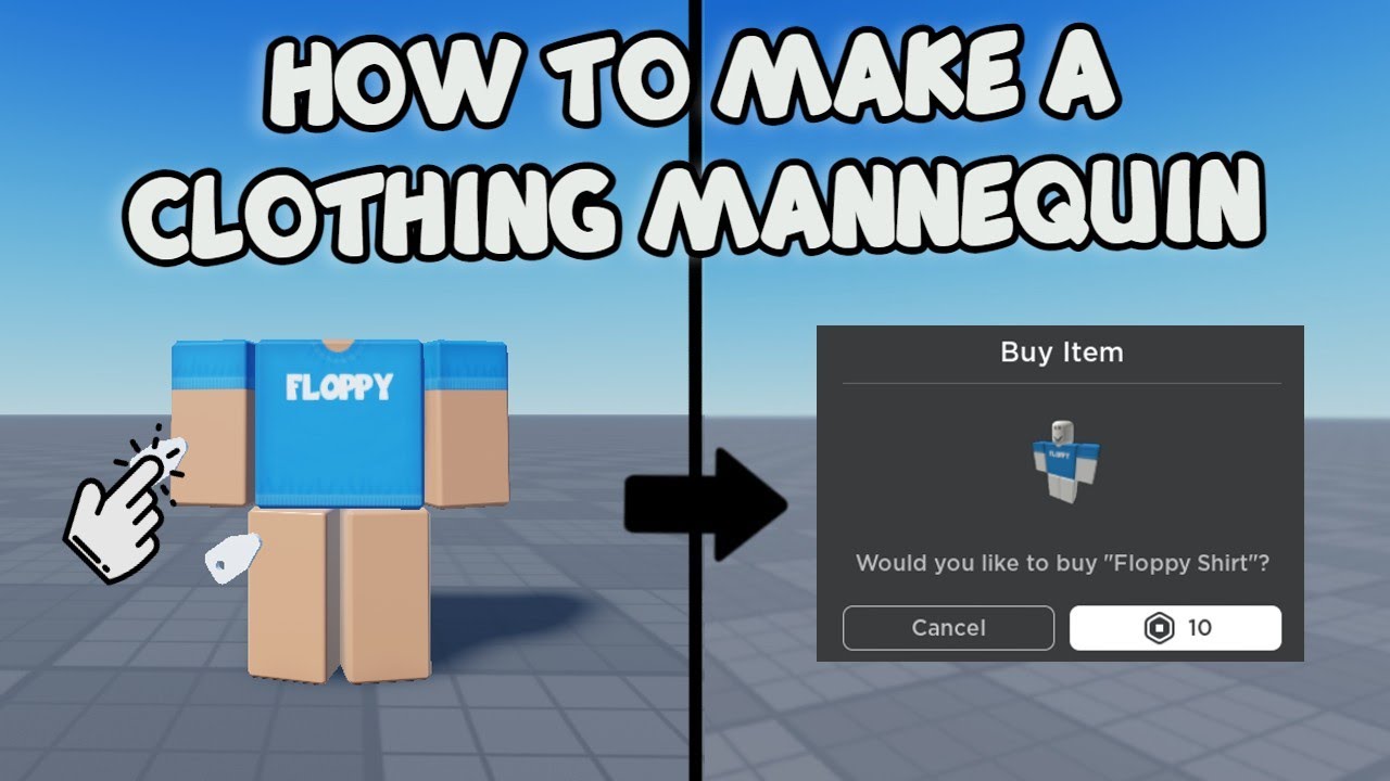HOW TO MAKE CLOTHING MANNEQUIN 🛠️ Roblox Studio Tutorial background