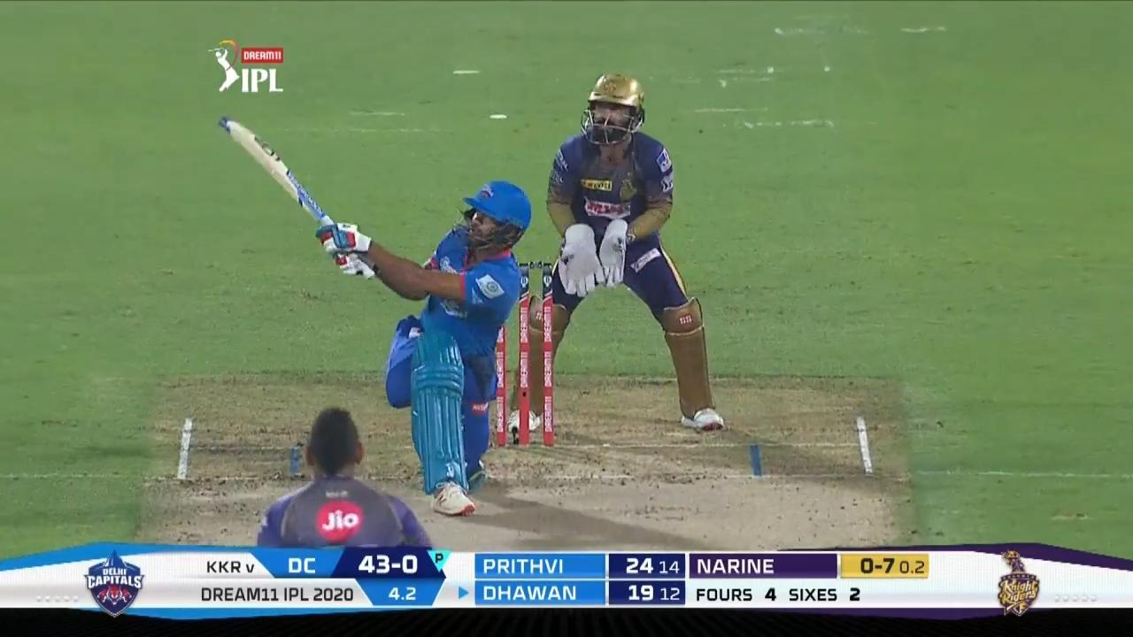 M16: DC vs KKR – Shikhar Dhawan Six