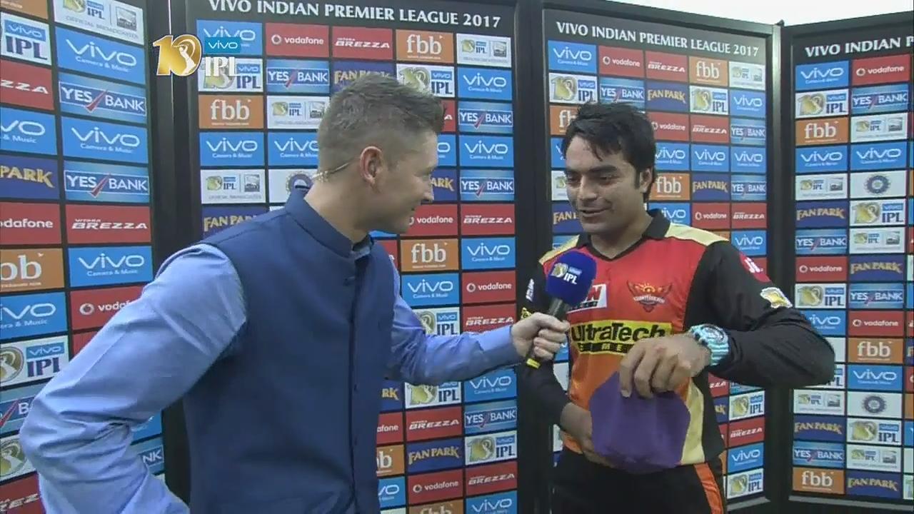 M06: SRH vs GL – Rashid Khan Interview