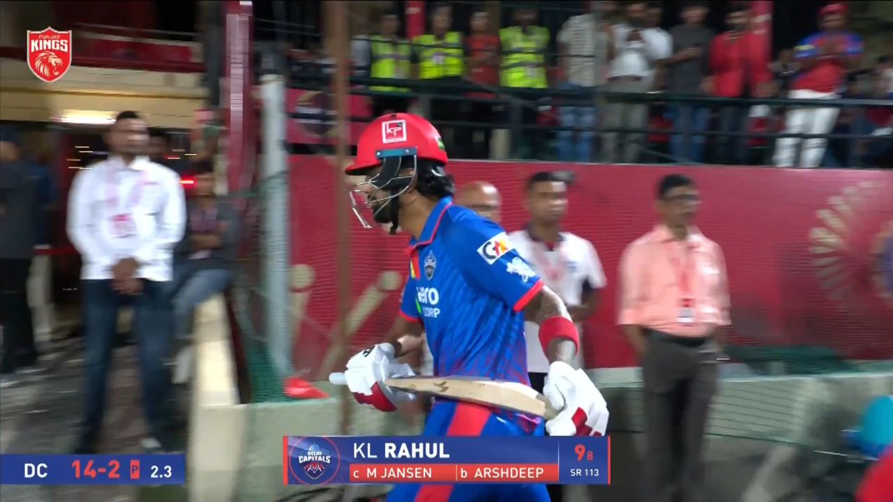 IPL 2026 M55: PBKS vs DC - KL Rahul Wicket