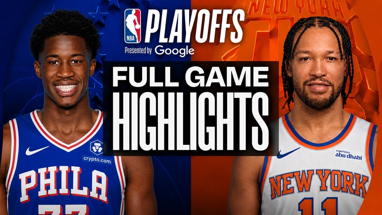 Philadelphia 76ers vs New York Knicks FULL GAME Highlights | May 10, 2026 | NBA Playoffs Game 4 background