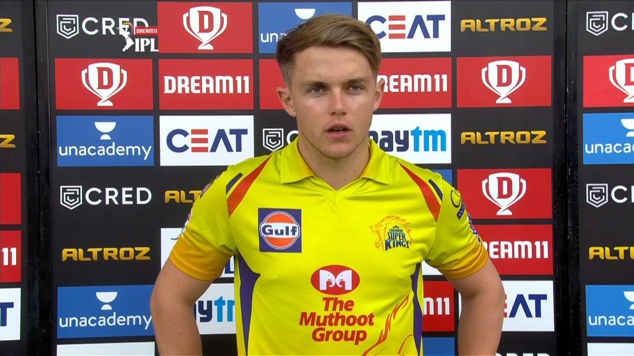 M44: RCB vs CSK – Sam Curran Interview background