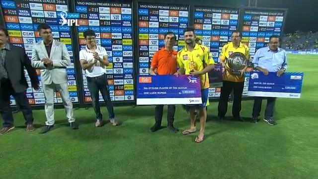 M27: CSK vs MI – fbb Stylish player of the match – Suresh Raina