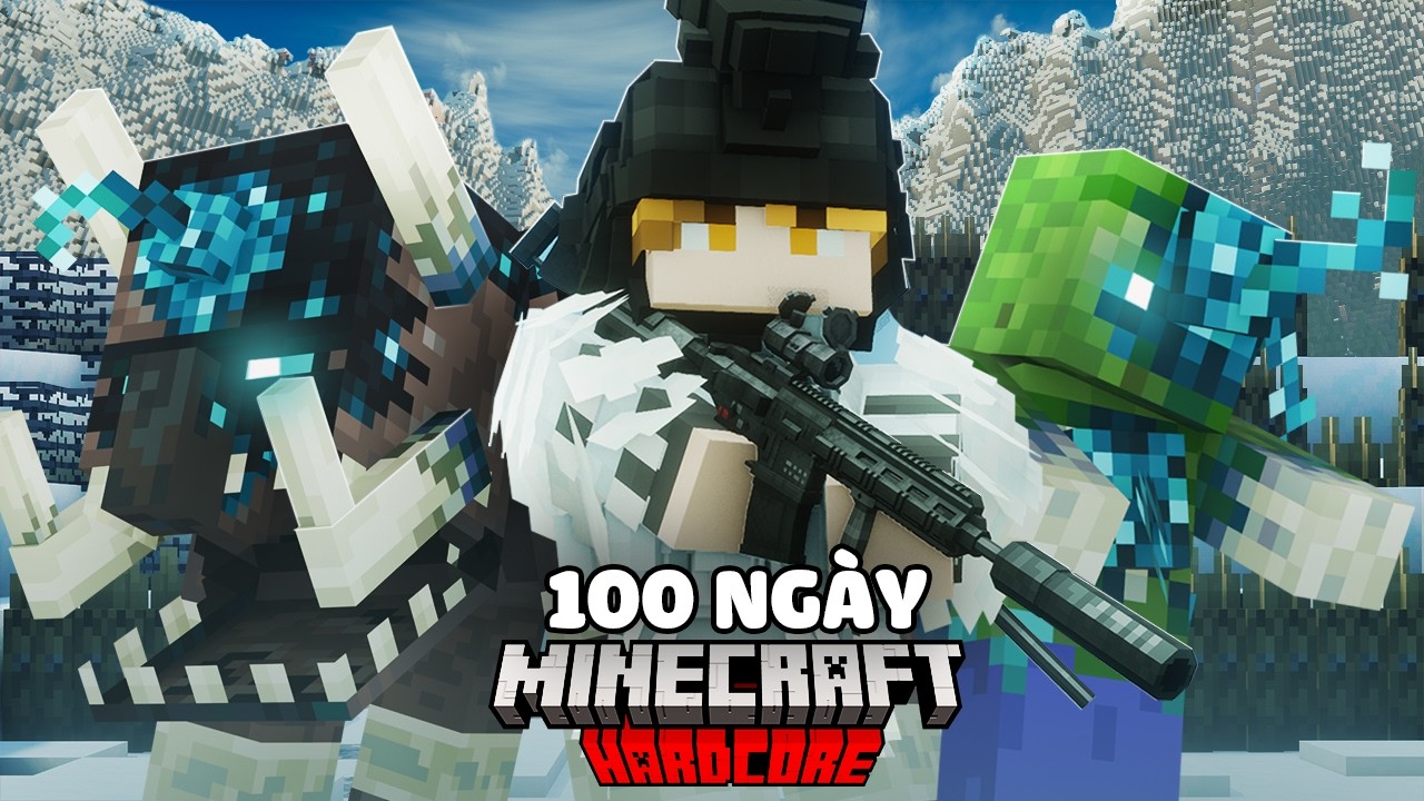 Mình Sinh Tồn 100 Ngày Trong Minecraft Thảm Hoạ Ký Sinh Tiến Hoá Siêu Khó !!