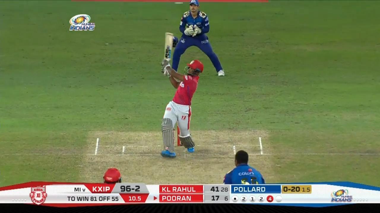 M36: MI vs KXIP – Nicholas Pooran Six