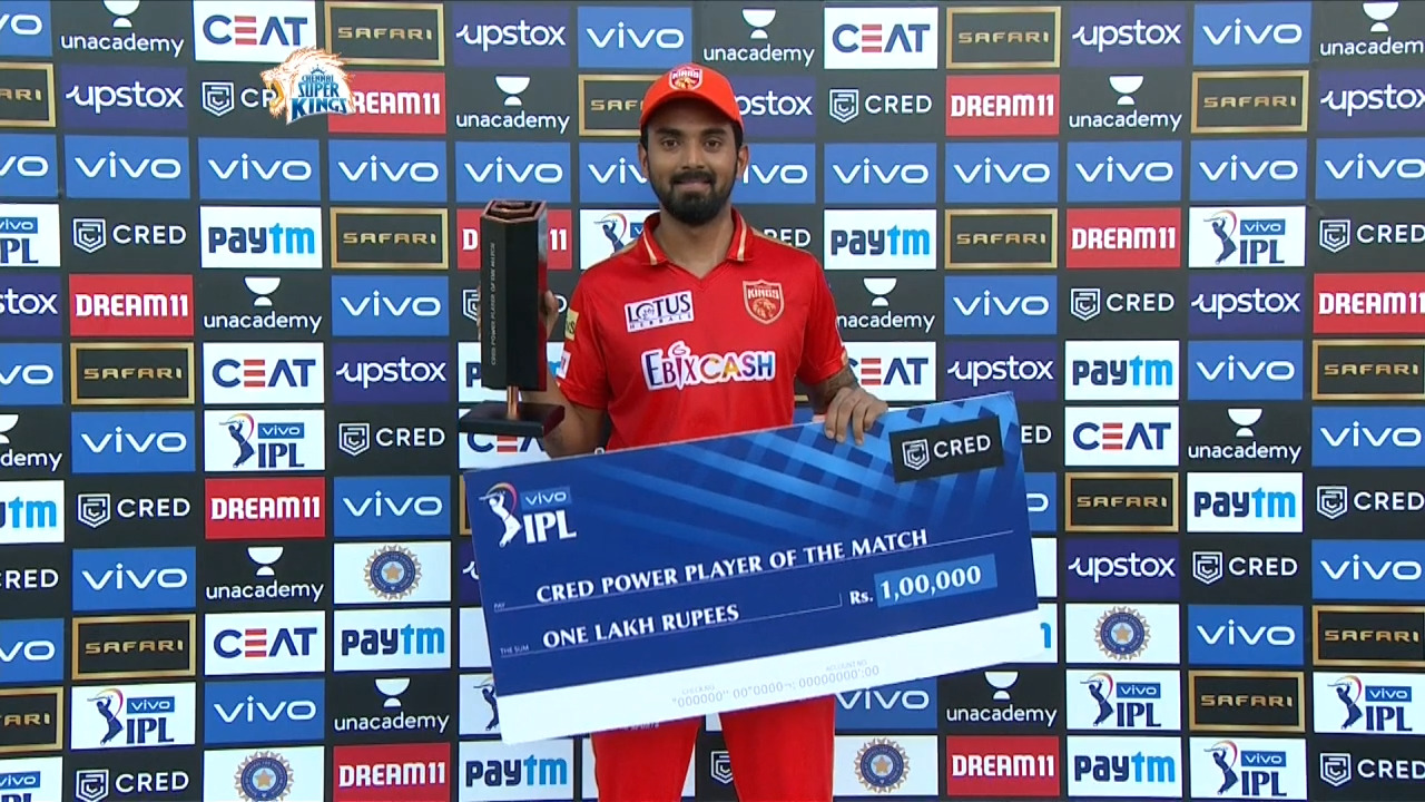 M53: CSK vs PBKS – CRED Power Player of the Match – KL Rahul