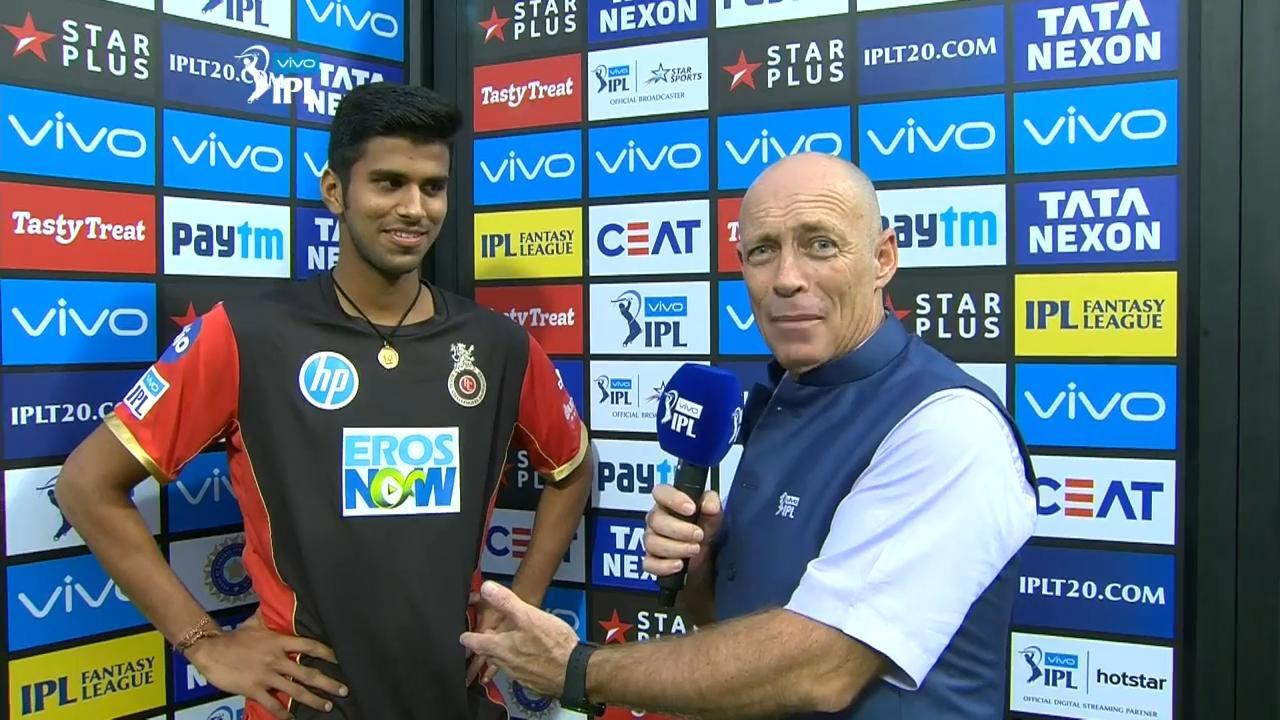 M14: MI vs RCB – Washington Sundar Interview