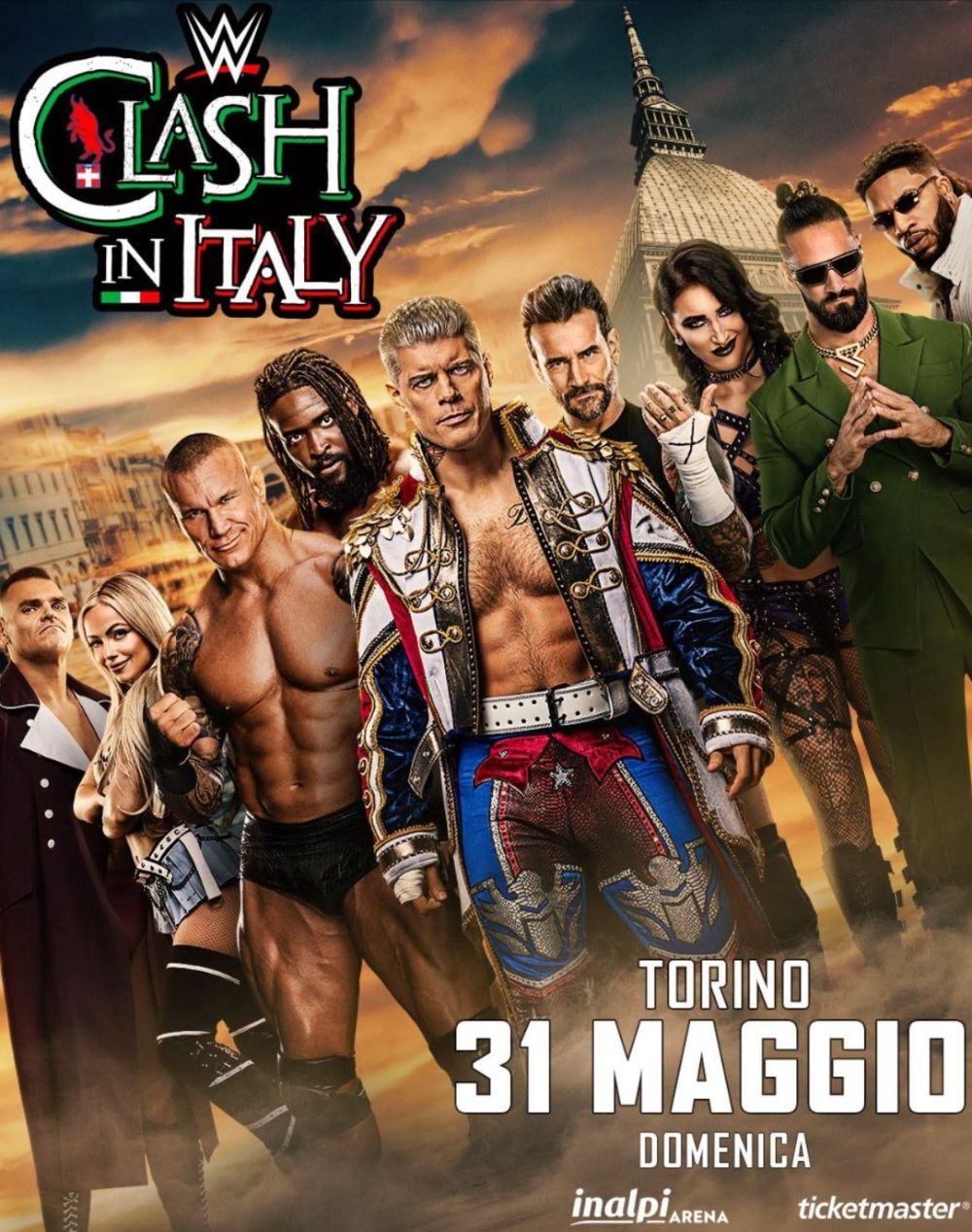 WWE Clash in Italy May 31| Live Replay background