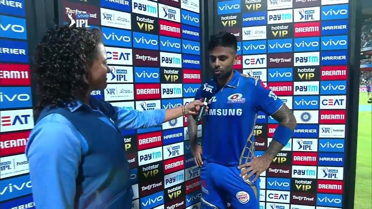 M56: MI vs KKR – Suryakumar Yadav Interview