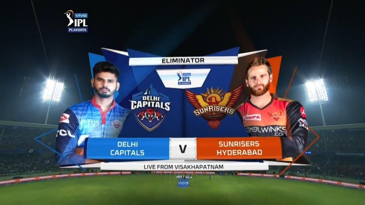 IPL 2019 Eliminator: DC vs SRH – Match Highlights background