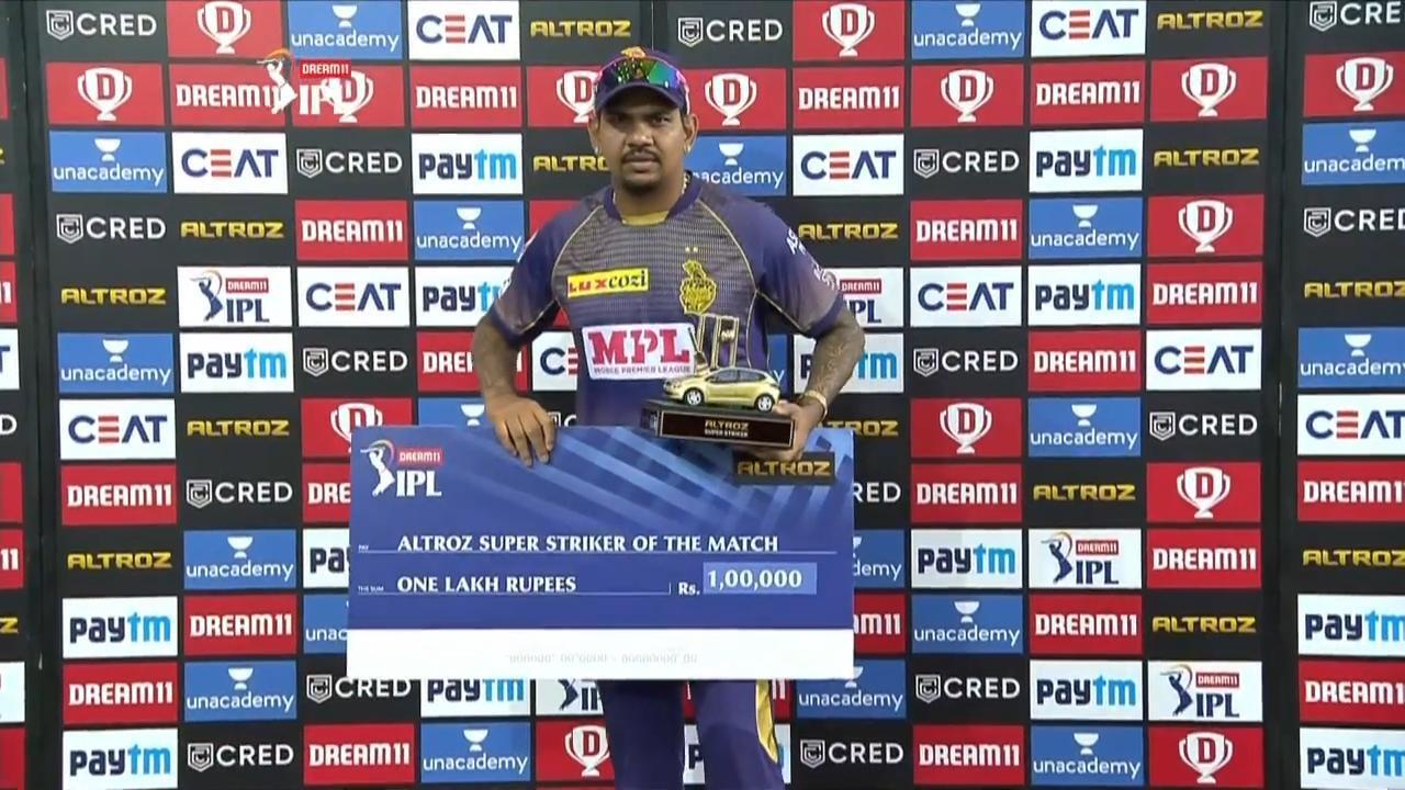M42: KKR vs DC – Altroz Super Striker of the Match – Sunil Narine