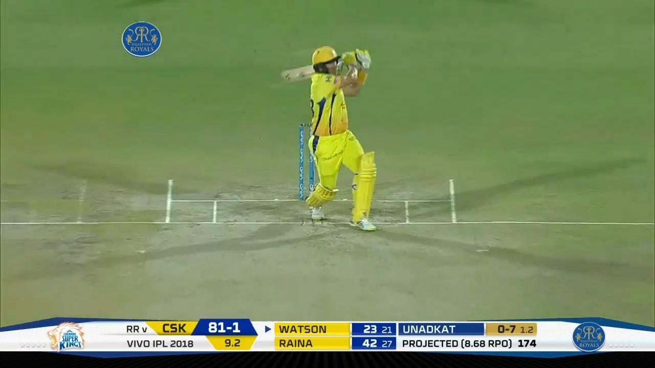 M43: RR vs CSK – Shane Watson Six