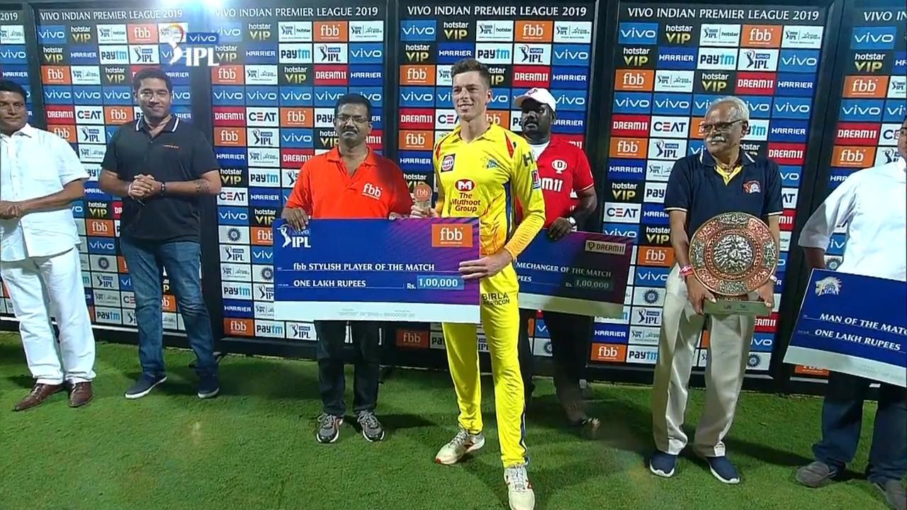 M44: CSK vs MI – fbb Stylish Player of the Match – Mitchell Santner