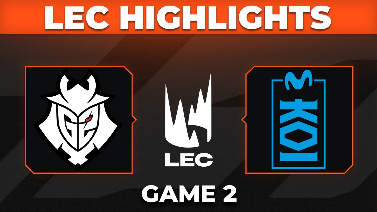 G2 vs MKOI Highlights Game 2 | 2026 LEC Spring W7D3 | G2 Esports vs Movistar KOI by Onivia