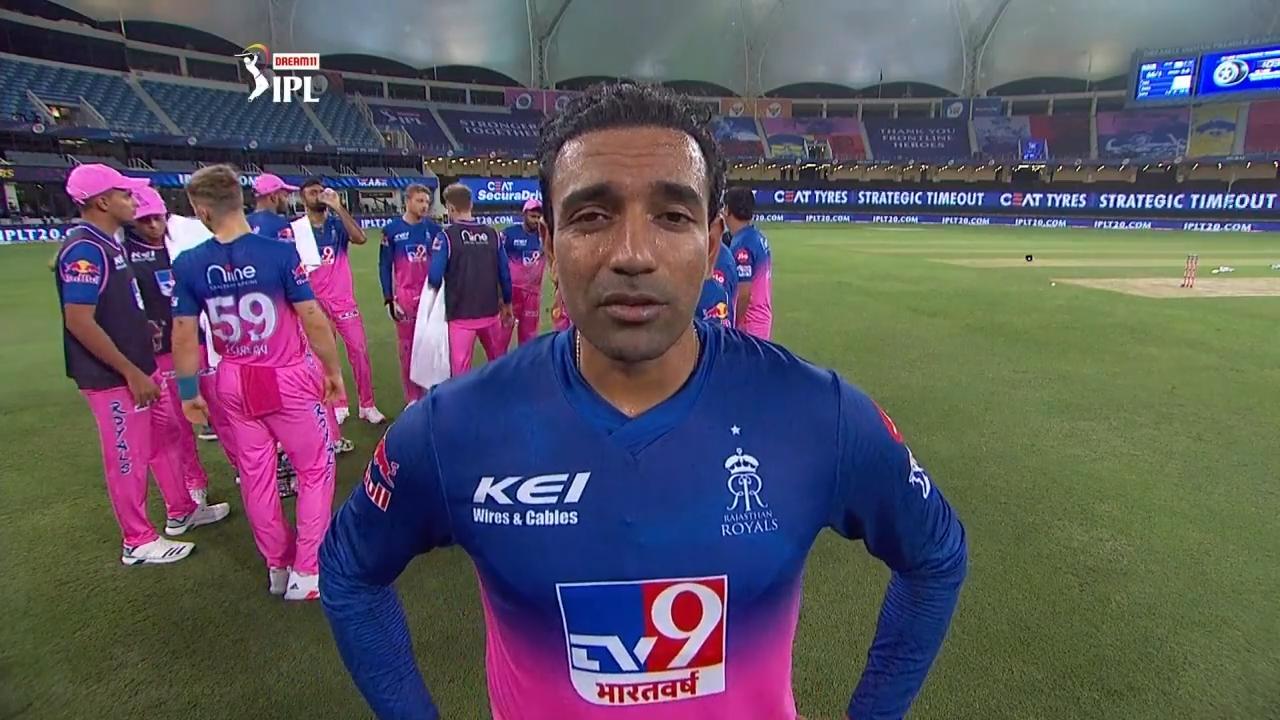 M12: RR vs KKR – Robin Uthappa Interview background