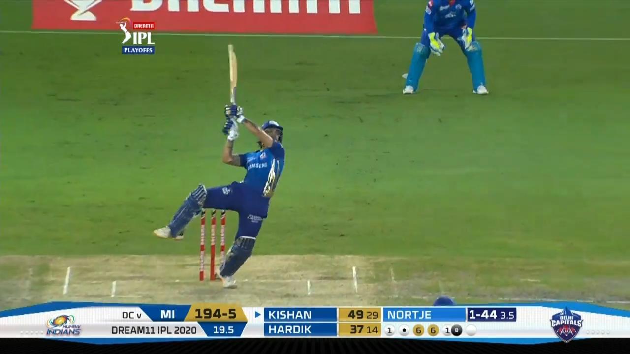 Q1: MI vs DC – Ishan Kishan Six