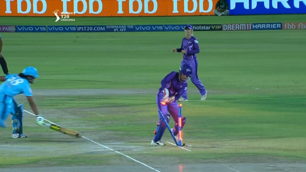 Ekta Bisht's giant effort creates unlikely run-out background