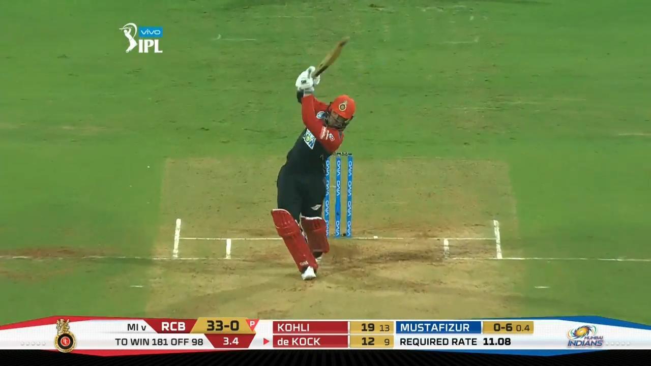 M14: MI vs RCB – Quinton de Kock Six