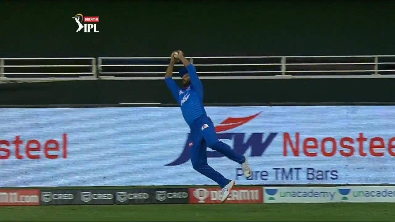 Scorching save from Rahane background