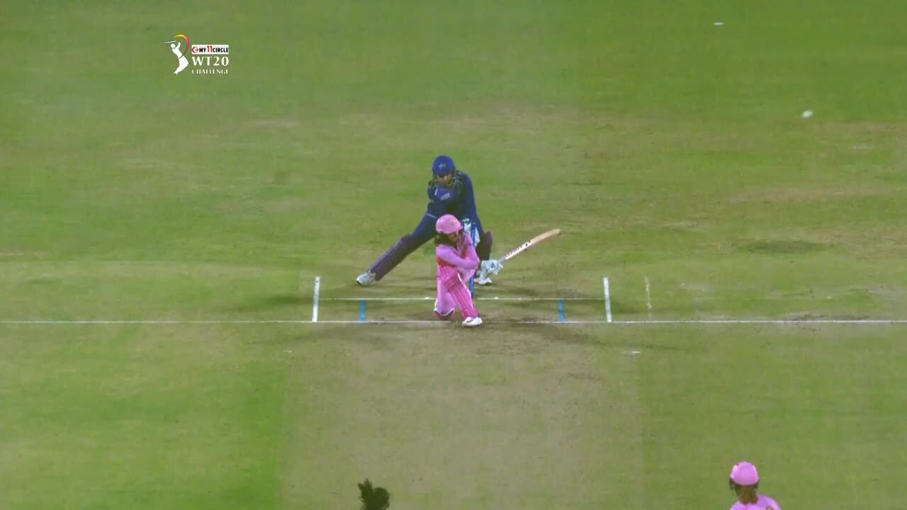 M03: Velocity vs Trailblazers – Jemimah Rodrigues Six background
