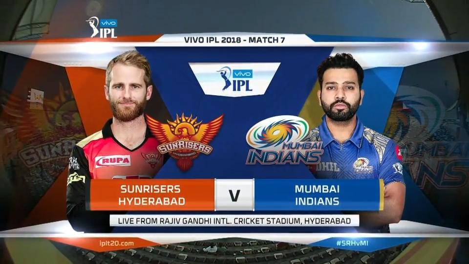 IPL 2018 M07: SRH vs MI – Match Highlights