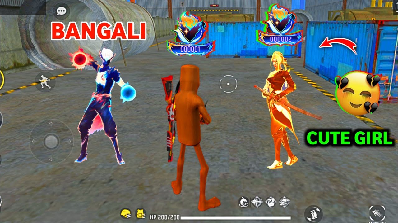 Bangali Girl 😍 Worldchat Prank 😂 लेकिन Gussa हो Gayi 😤💔 Garena Free Fire 🔥 Y GAMING