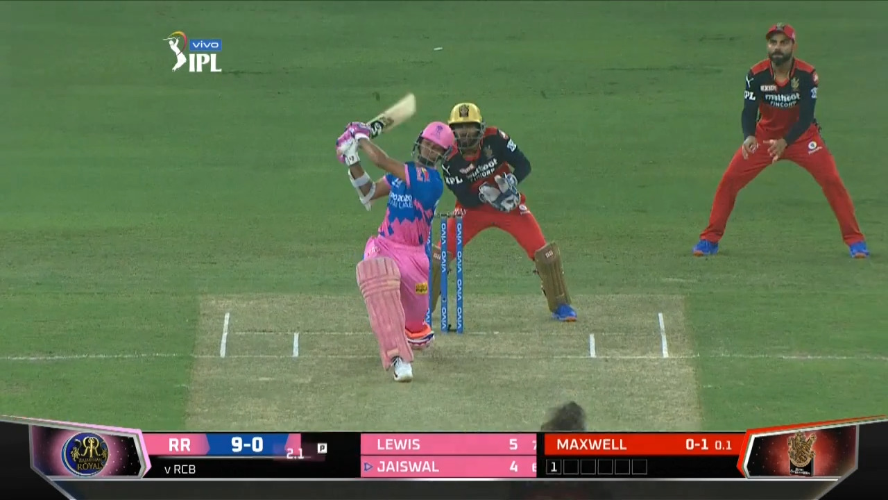 M43: RR vs RCB – Yashasvi Jaiswal Six