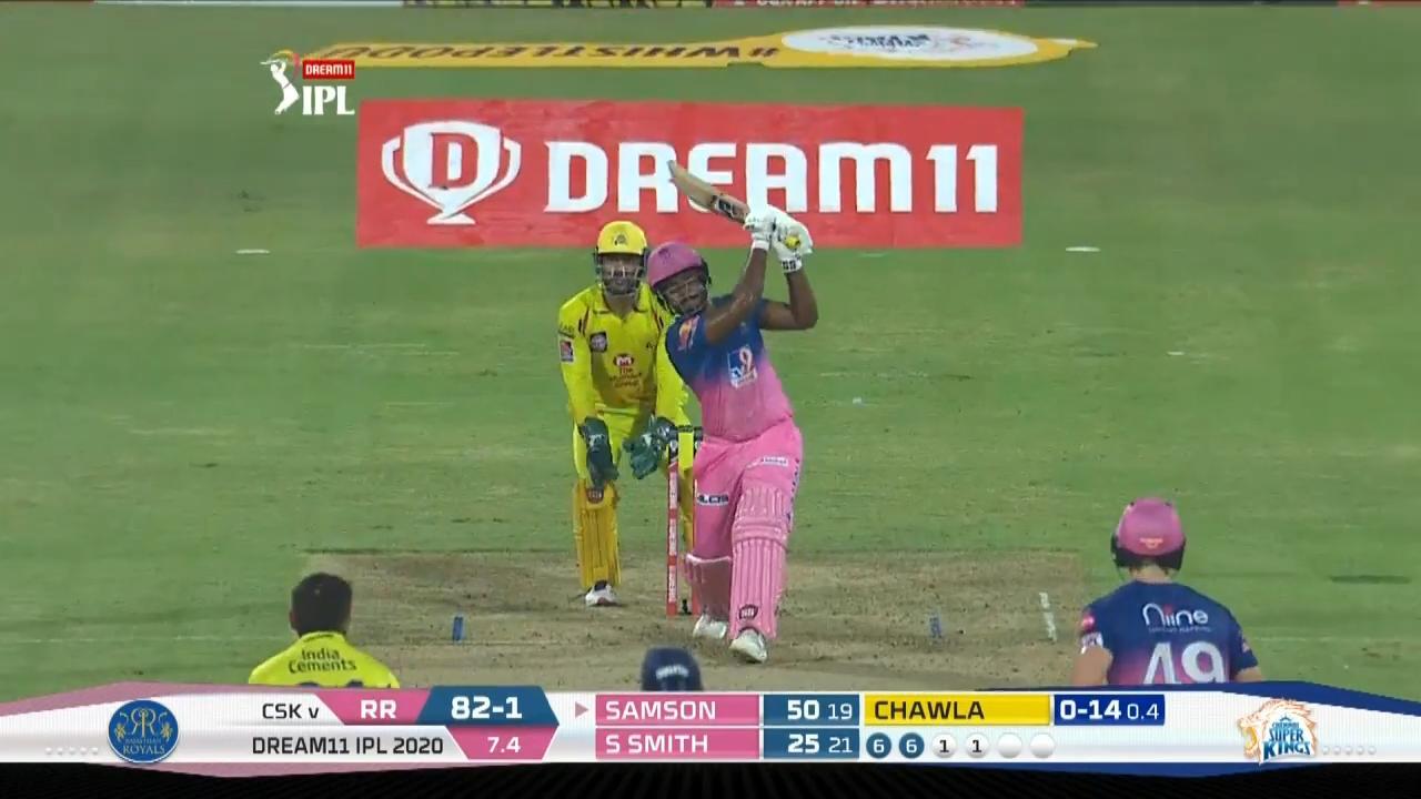 M04: RR vs CSK – Sanju Samson Six