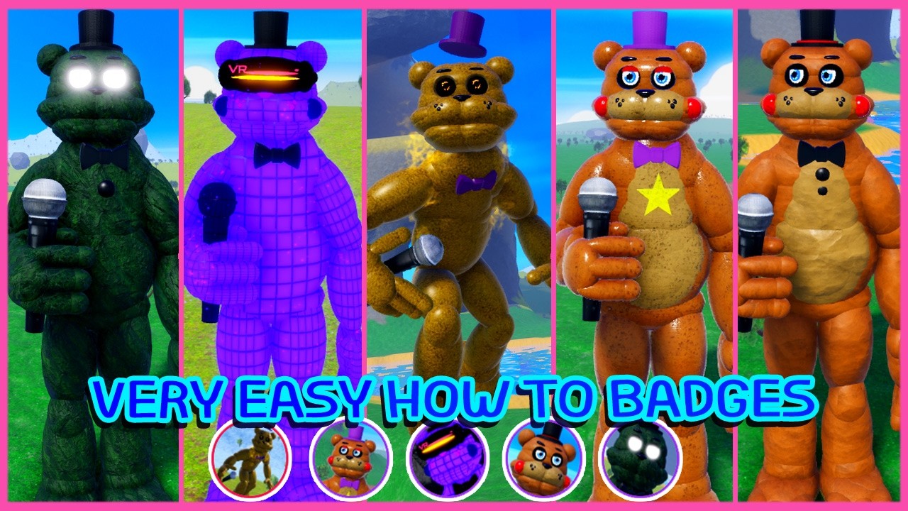Roblox Update - Gamepass - Golden Freddy - How To Get 4 RoboBear Skins In Tiny Universe Roleplay