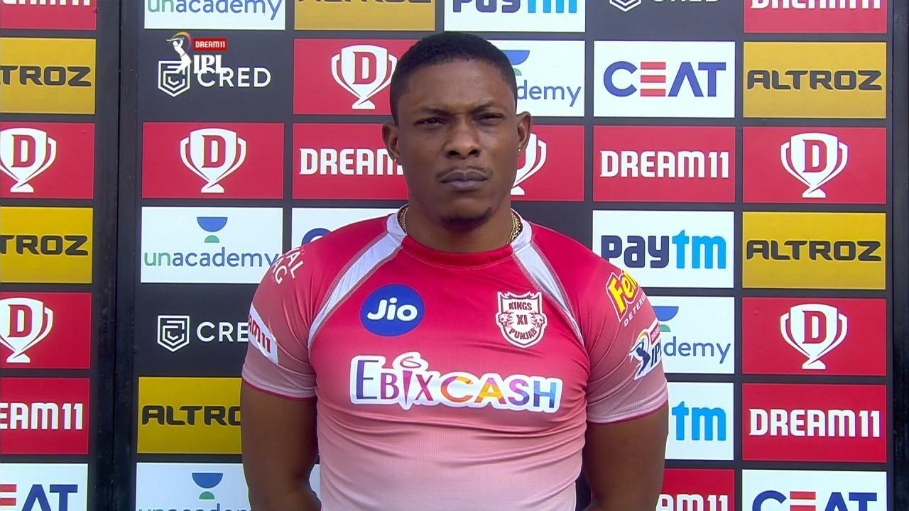 M06: KXIP vs RCB – Sheldon Cottrell Interview background