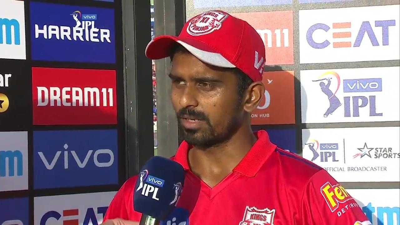 M09: KXIP vs MI – Murugan Ashwin Interview background