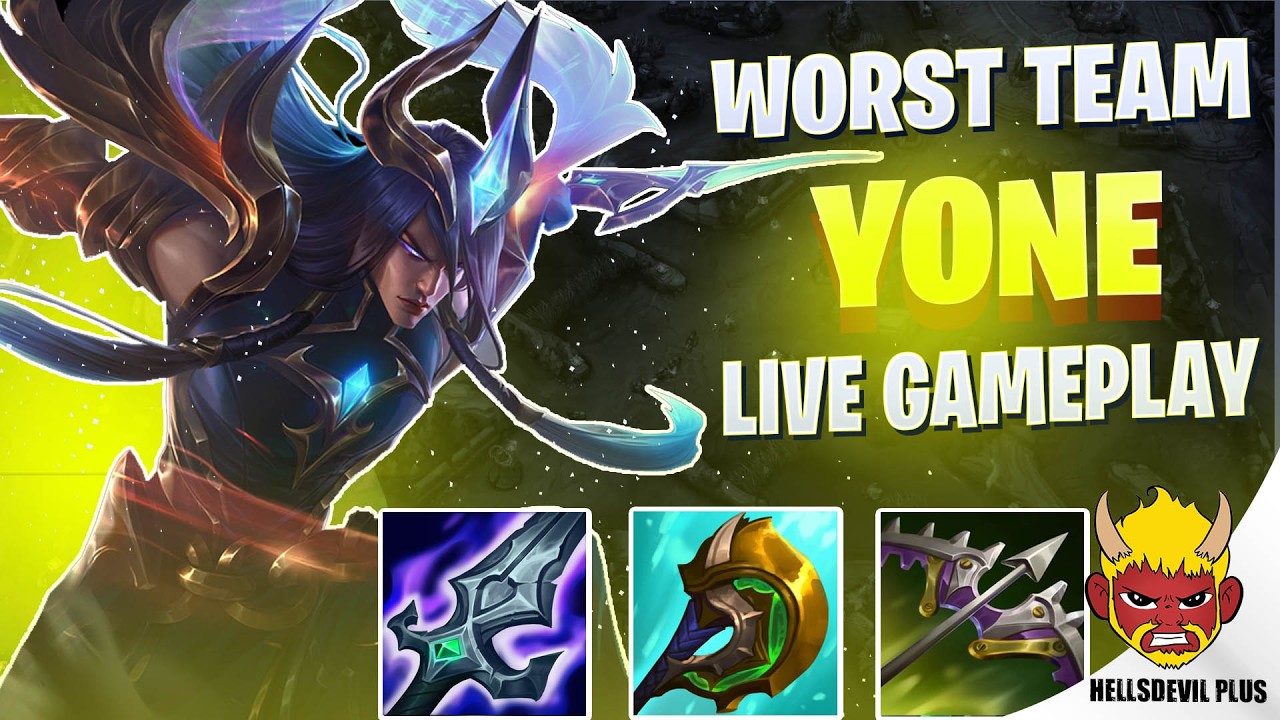 WORST TEAM EVER FT. YONE! - Wild Rift HellsDevil Plus Gameplay