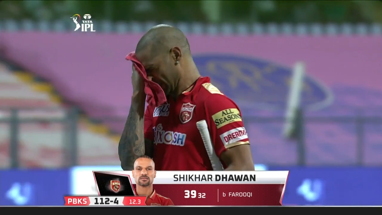 M70: SRH vs PBKS – Shikhar Dhawan Wicket