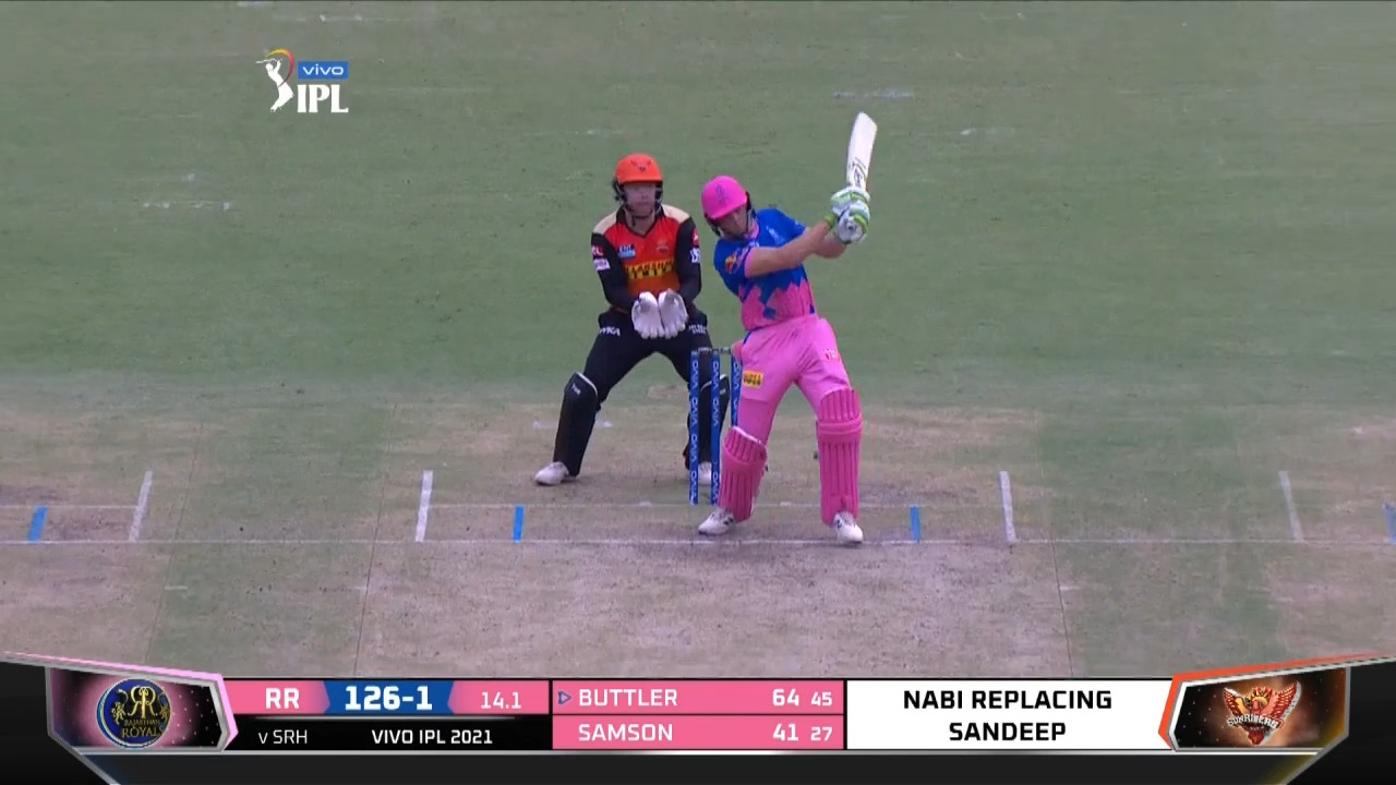 M28: RR vs SRH – Jos Buttler Six