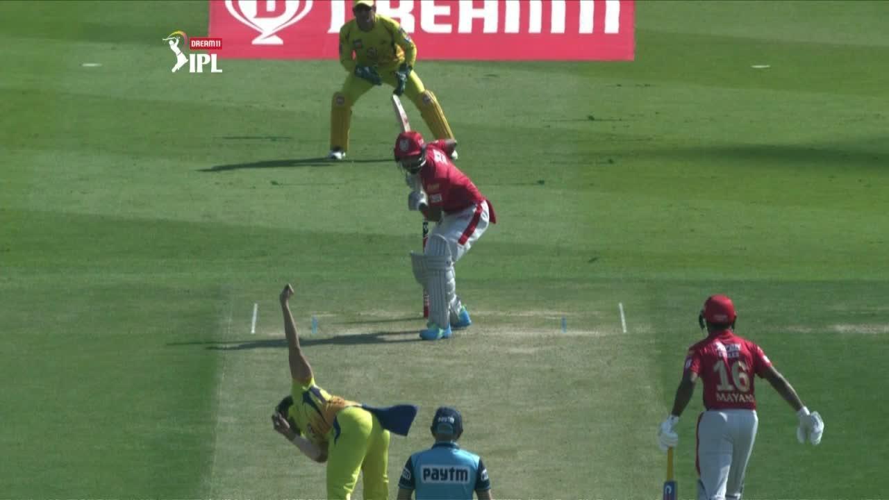 M53: CSK vs KXIP – KL Rahul Six