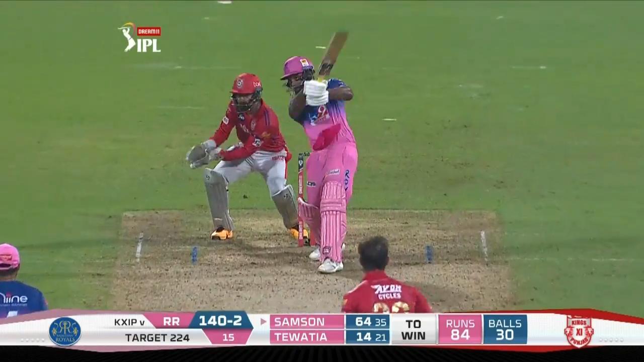 M09: RR vs KXIP – Sanju Samson Six
