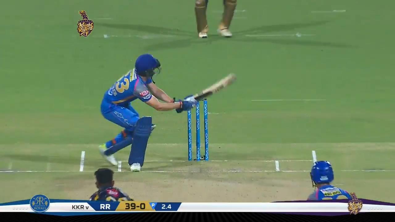 M49: KKR vs RR – Jos Buttler Six